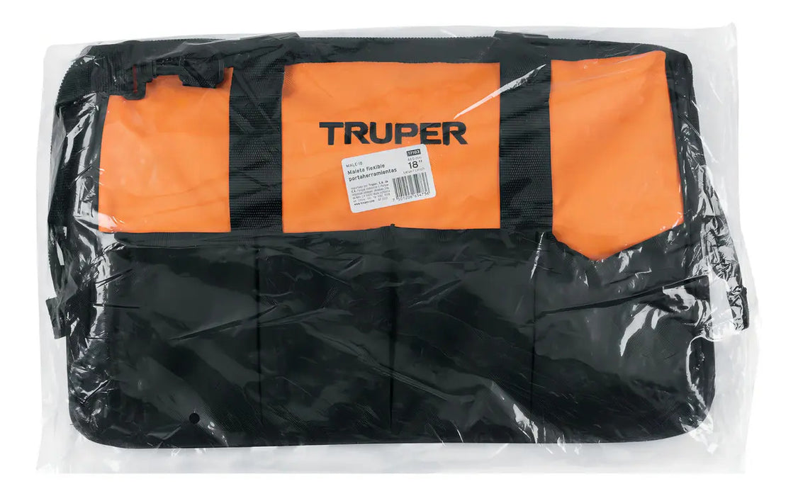 Maleta Porta-herramientas Flexible De 18 Truper Gris