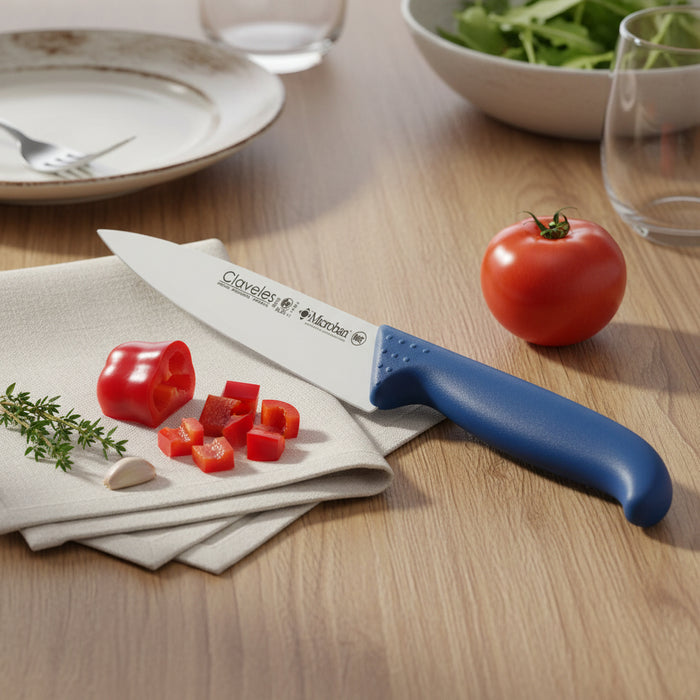 Cuchillo Tres Claveles Proflex Mgo.azul 10 Cms Verdura