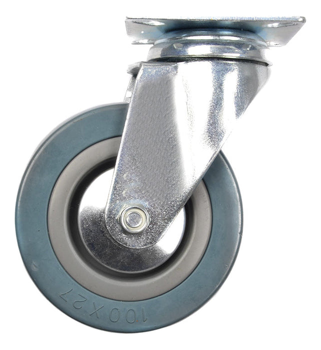 Rueda Industrial Gris Plana 2.5"