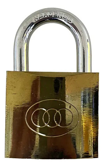 Candado Dorado 38mm Tricircle