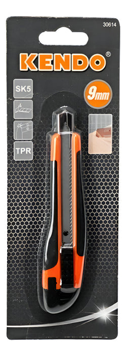 Cuchillo Cartonero Kendo 9mm Softgrip Cuchilla Segmentada Modelo 30614