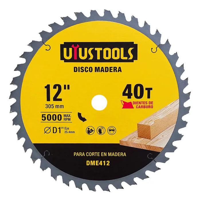 Disco Madera 305mm X 40T Uyustools