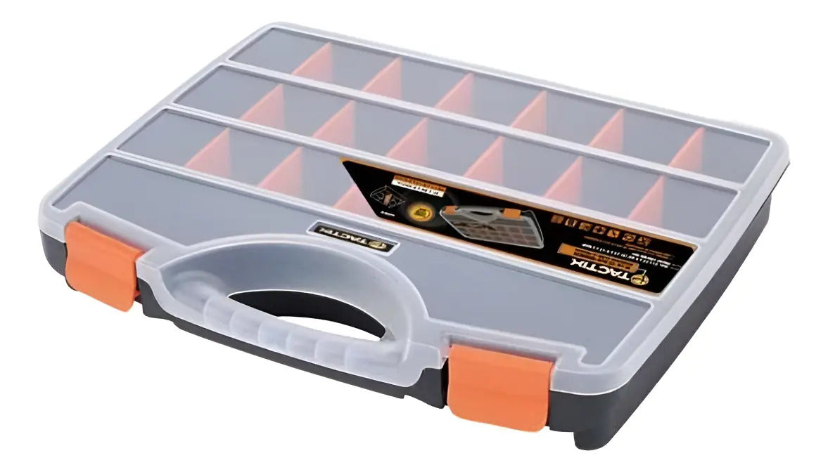 Caja Organizadora Tactix Plástico 31cm 18 Compartimentos