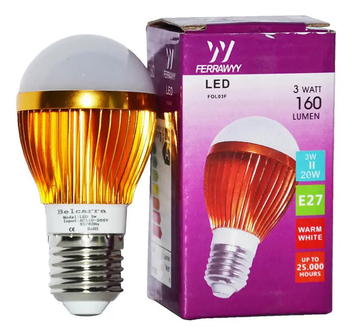 Foco Led 3w E27