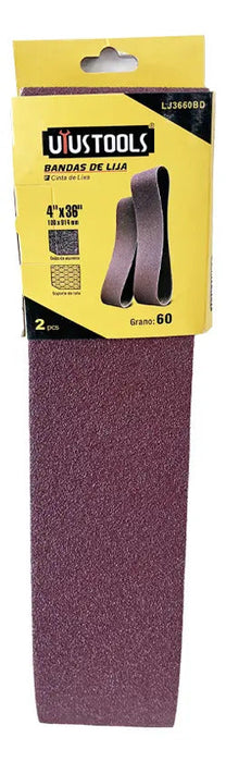 Bandas De Lija 2pcs 4 X36 60#