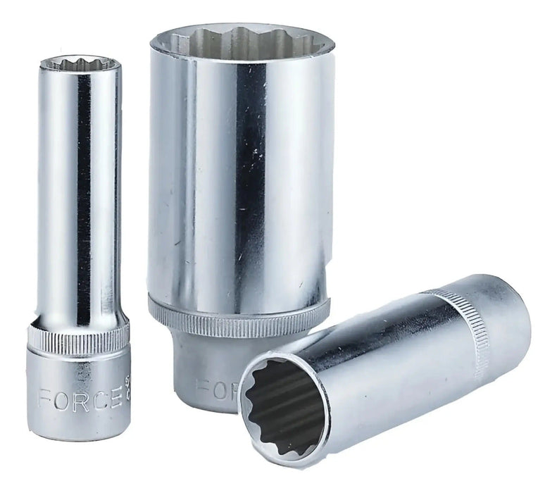 Dado 3/8'' de 8 Mm. Poligonal Largo Force