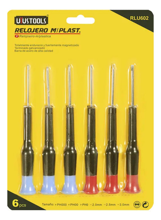 Juego Destornillador Relojero 6 Pcs