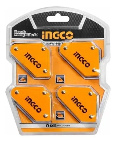 Set 4 Escuadras Magnéticas Para Soldar 10 Lbs