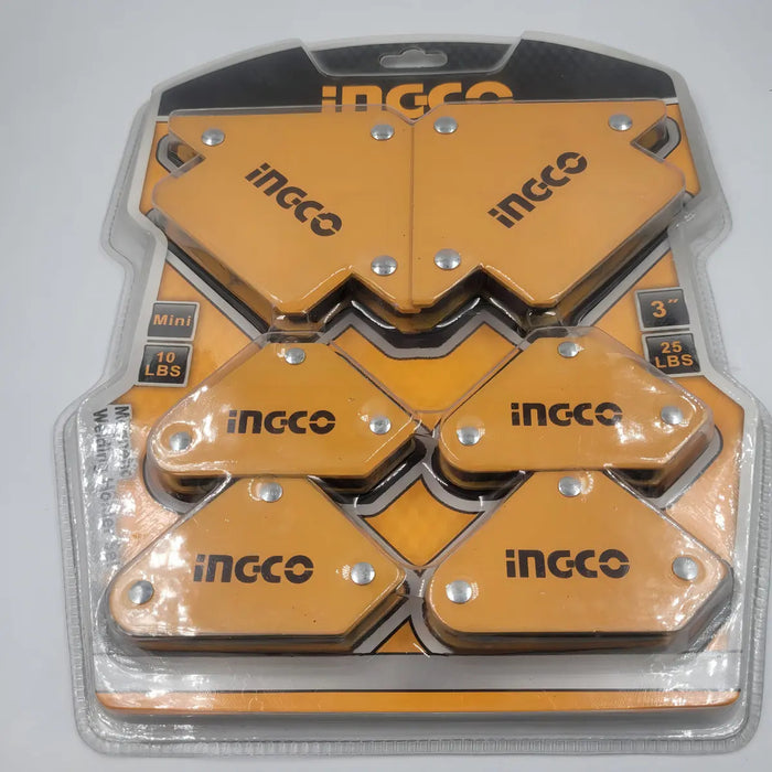 Escuadras Magnéticas Hexagonales Juego 6pcs Ingco
