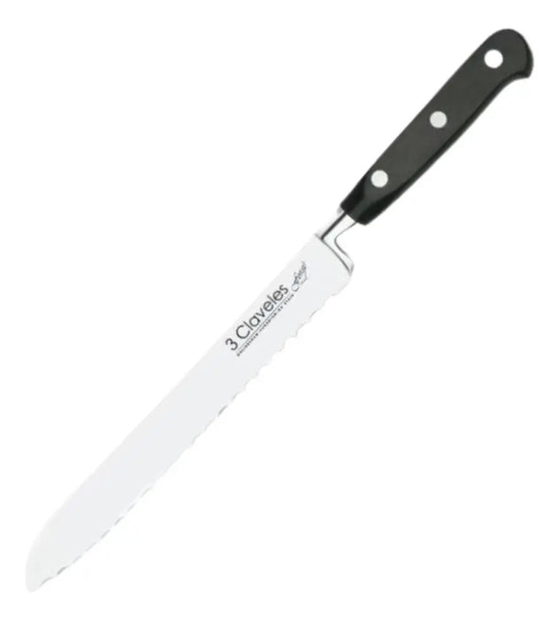 Cuchillo Panero 3 Claveles Forge Forjado 20 Cm Negro