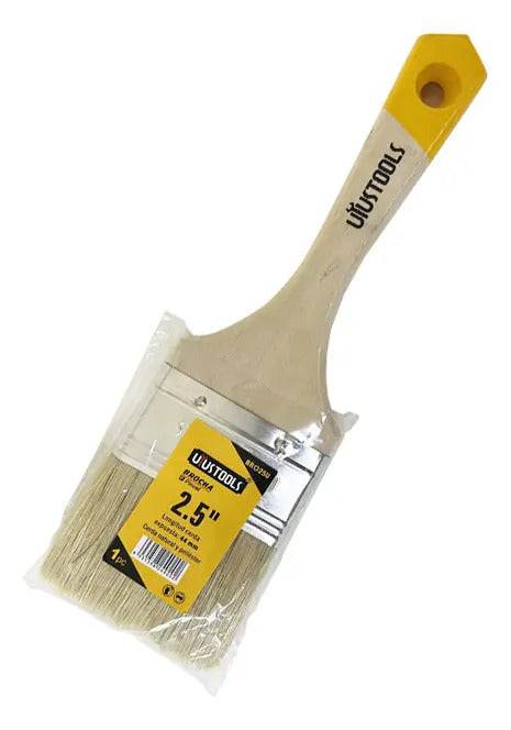 Brocha 2,5" Mgo Madera