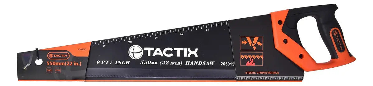 Serrucho Manual Profesional Negro Tactix De 22''
