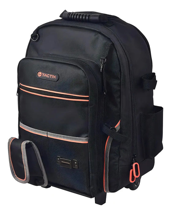 Mochila Porta Herramientas Tactix con Ruedas 18 Bolsillos