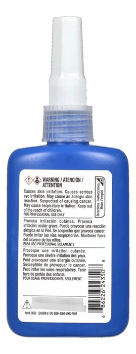 Trabador Resistencia Media #243 Azul 50ml Permatex