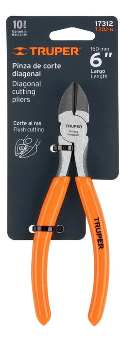 Alicate Corte Diagonal 6" Mango PVC Truper