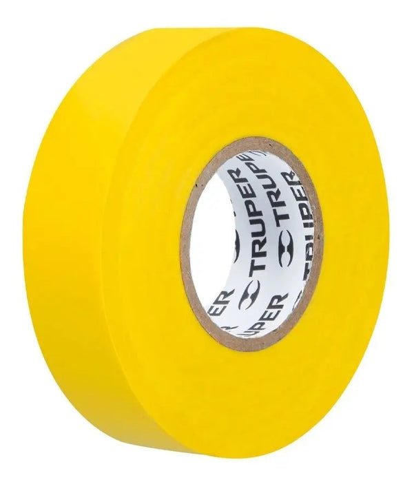 Huincha Aisladora Truper 19mmx18m Amarilla M-33