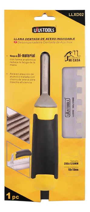 Llana Inox-Plastico Dentada 280x125