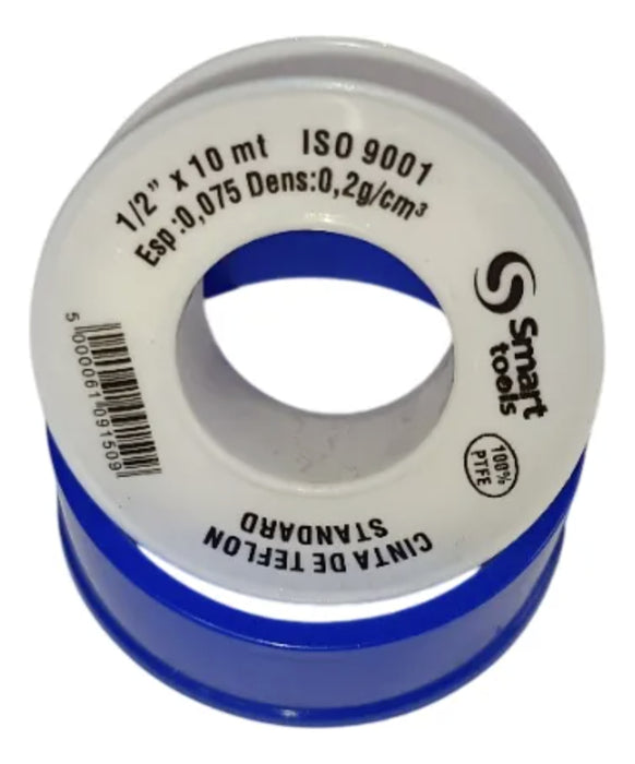 Pack 3 Rollos De Teflon 1/2'' X 10 Metros
