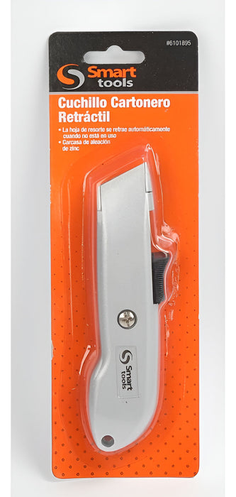 Cuchillo Cartonero Retráctil De Seguridad
