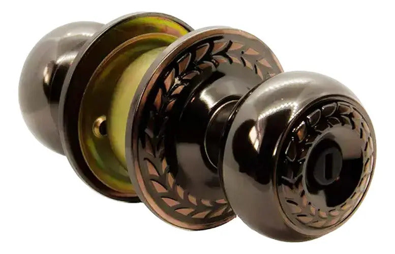 Cerradura De Pomo Cilindrica Bronce