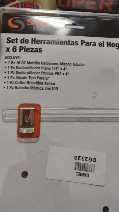 Juego Herramientas Básicas 6pzs Reparación