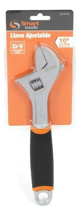 Llave Francesa Niquelada De 10'' Cr/v