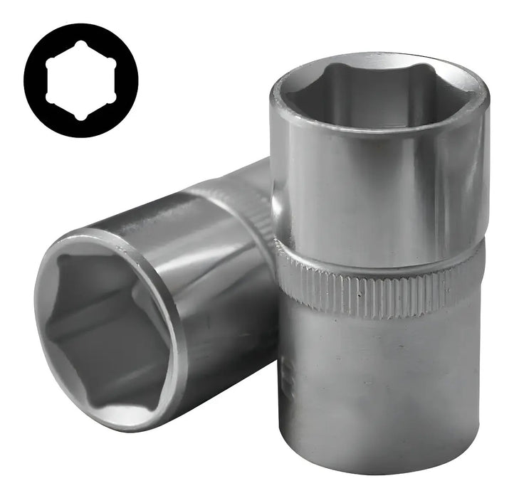Juego De Dados Hexagonales 1/2'' 10-32mm