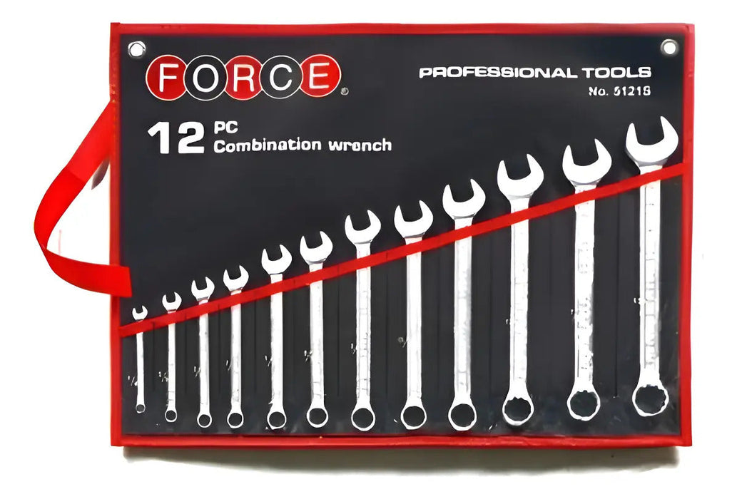 Juego Llaves Punta Corona 1/4" a 15/16" 12 Piezas Force