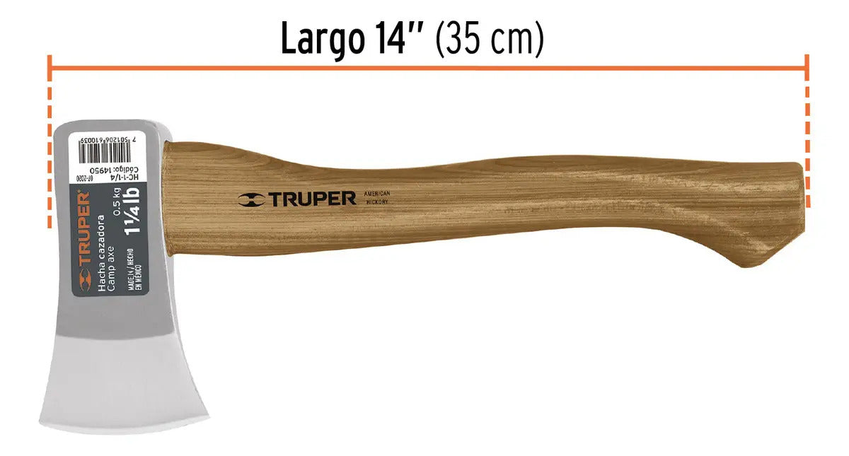 Hacha de Mano Truper 500g Acero