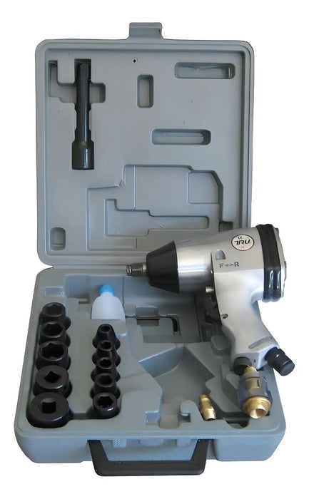 Llave de Impacto Neumática Himount 1/2 Kit 17 Piezas Automotriz