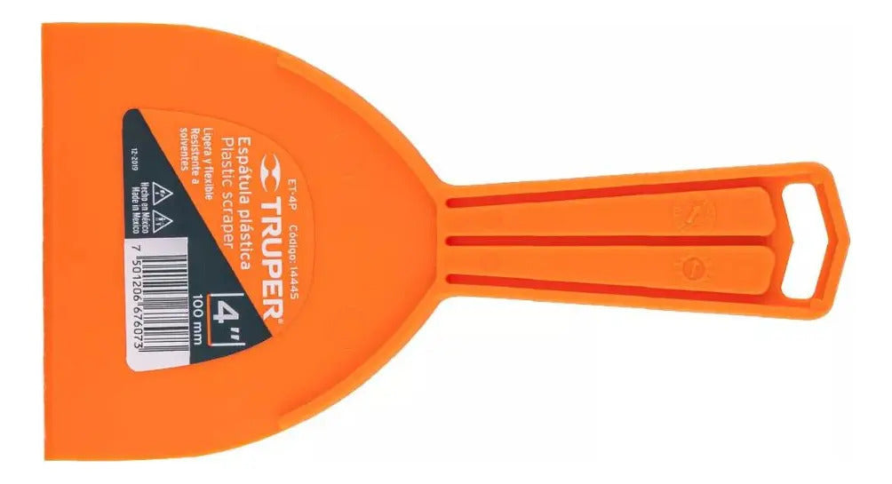 Espátula Plástica 4'' Truper