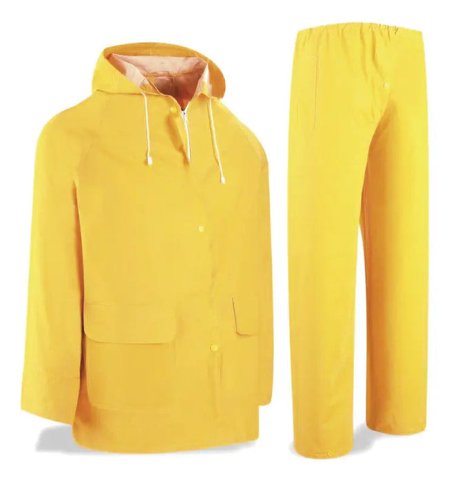 Traje de Lluvia Amarillo Talla M Capa y Pantalón Ferrawyy