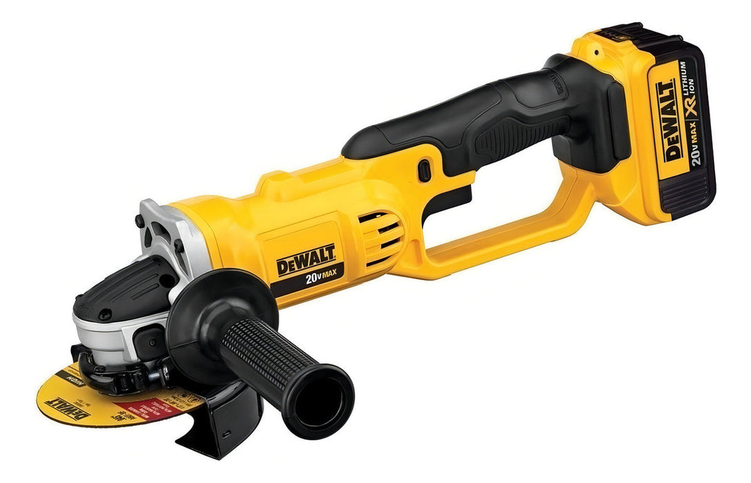 Esmeril Angular Inalámbrico Dewalt Dcg412m2 Amarillo 405 W + Accesorio