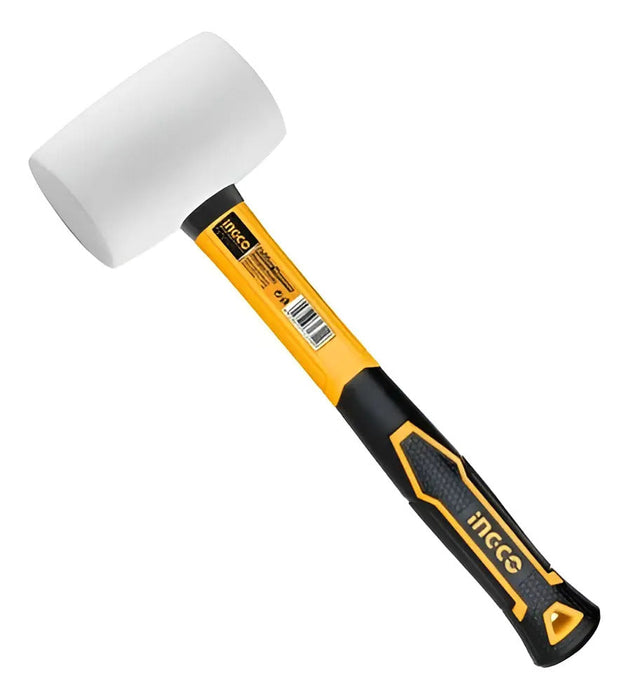 Combo Martillo Mazo De Goma 8oz Ingco