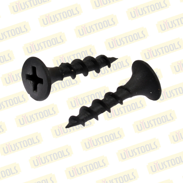 Tornillo Volcanita Negro 6x3/4'' 1000un/set