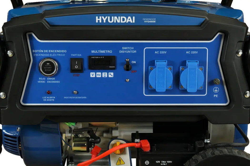 Generador Hyundai Gasolina 3,2/3,5 Kw Partida Eléctrica