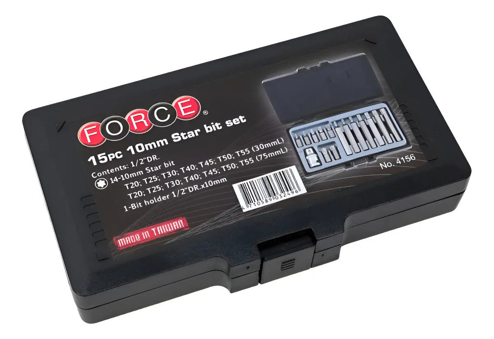 Juego Punta 1/4 Torx T20-T55 Corta Larga Dado 1/2