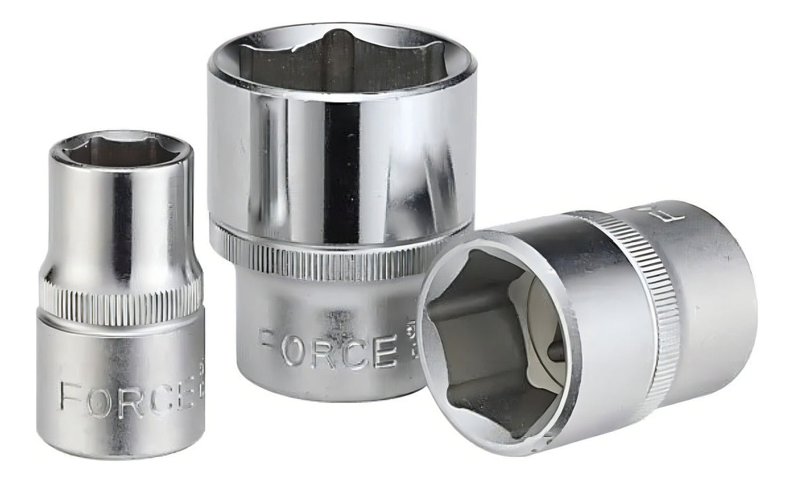 Dados Hexagonales 1/2 De 32mm Force Acero Al Cromo Vanadio