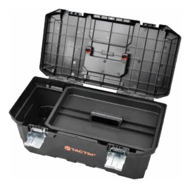 Caja Herramientas Plástica 20" Con Bandeja Tactix