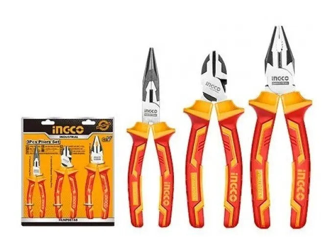Set de Alicates Aislados Vde 1000v 3pcs Ingco