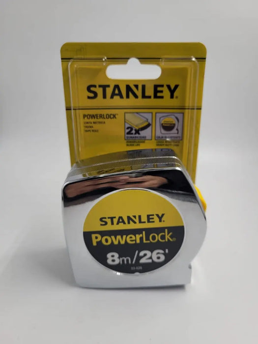 Huincha Medir Flexómetro Caja Aspecto Metalizado 8m Stanley