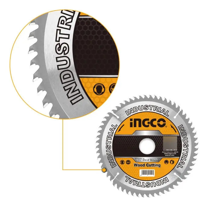 Disco de Sierra Circular 7 1/4'' 60D Ingco