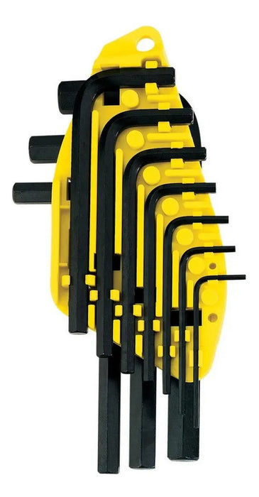 Llave Allen Stanley De 1/16 A 3/8 Con 10 Piezas