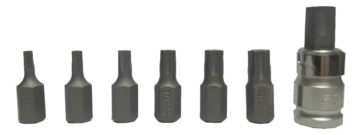 Juego Puntas Torx T20-T55 con dado Force 4081