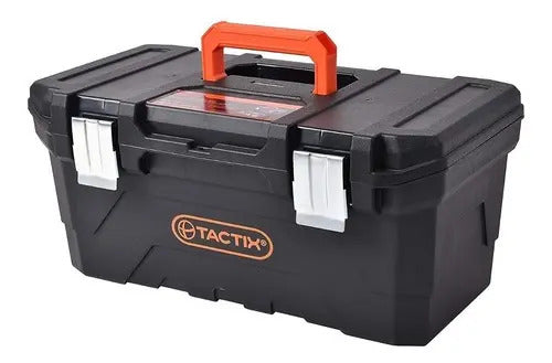 Caja Herramientas Plástica 20" Con Bandeja Tactix