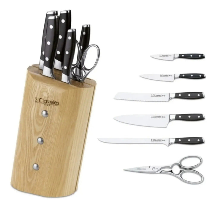 Porta Cuchillo Madera 3 Claveles #1637 Ash Toledo