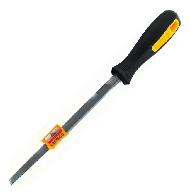 Lima Triangular Fina 8" Mgo Plastico Uyustools