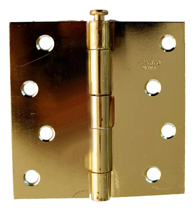 Bisagra Cuadrada 4" X 4" Dorada