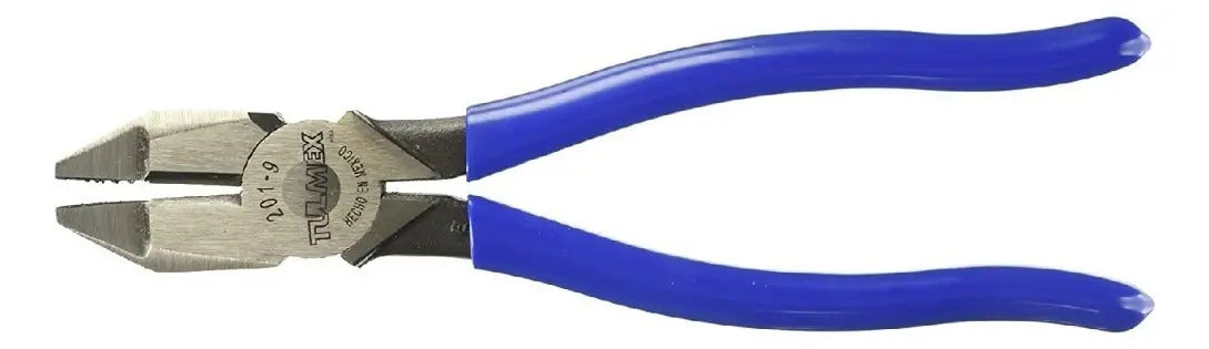 Alicates Electricista Tulmex Azul 9 Pulgadas