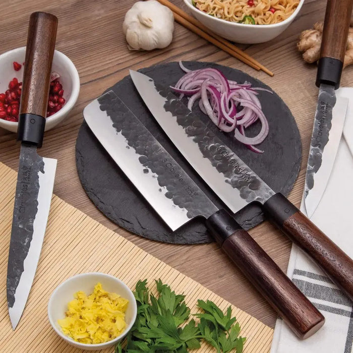 Cuchillo 3 Claveles Osaka Forjado Osuba 18 Cm